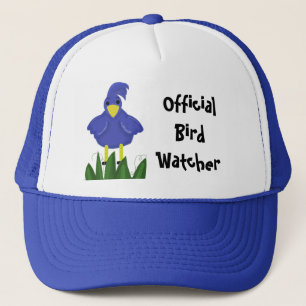 Casquette Observateur officiel d'oiseaux - Oiseau bleu