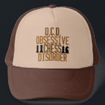 Casquette Obsessed with Chess<br><div class="desc">A funny chess gift for a chess playing addict. A little chess humor. I have OCD, Obsessive Chess Disorder.</div>