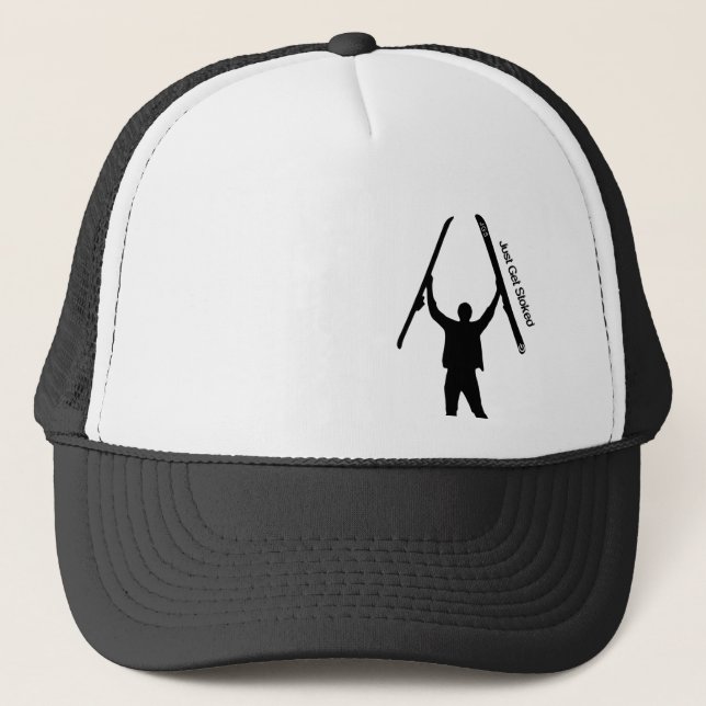 Casquette Obtenez juste chargé [le ski] (Devant)