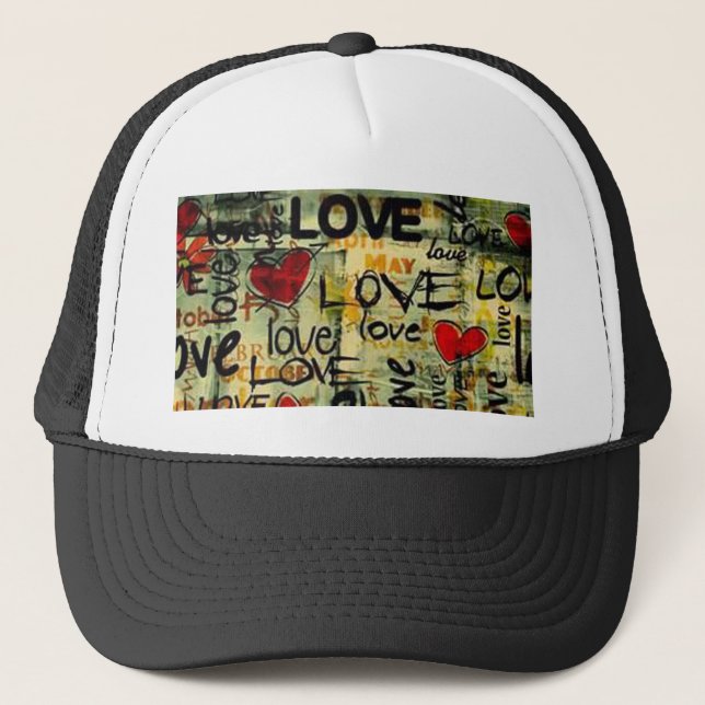 Casquette Obtenez Un Petit Graffiti D'Amour (Devant)