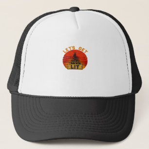 Casquette Obtenons Lit Drôle Humour de Noël Citation Vintage
