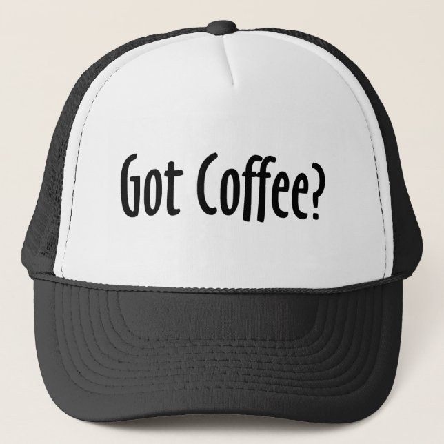 Casquette obtenu de café (Devant)