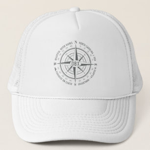 Casquette OBX Boussole Nautique Banques extérieures Eau Vint