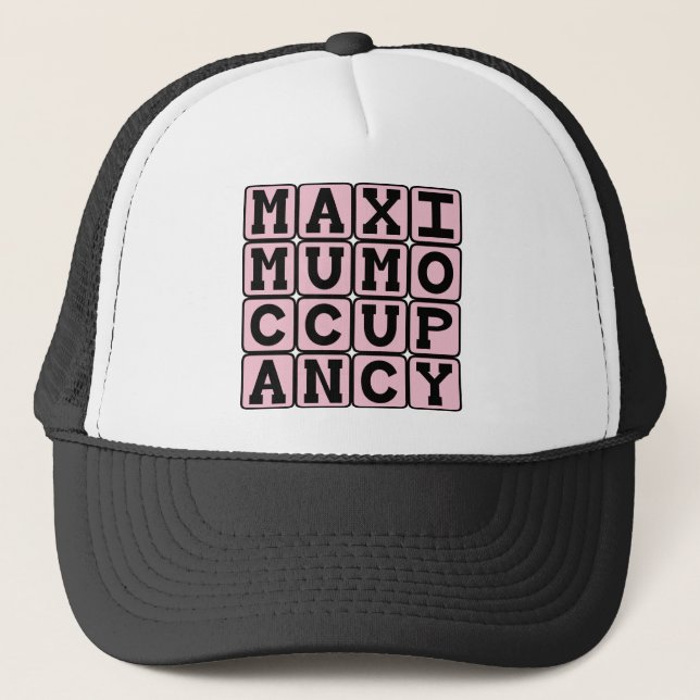 Casquette Occupation Maximale, Grossesse Drôle (Devant)