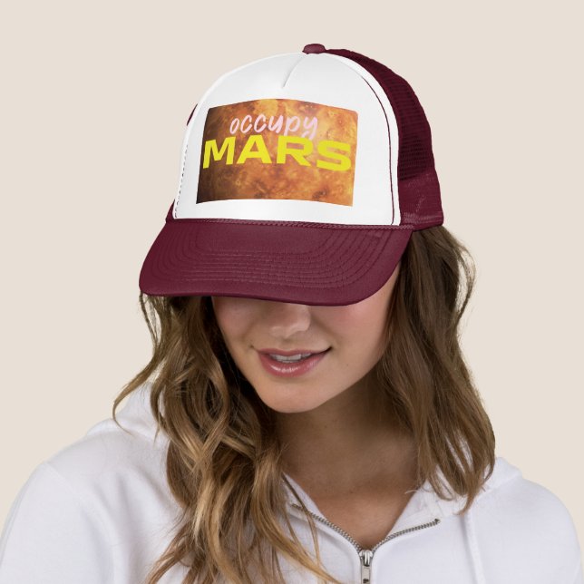Casquette Occupy Mars (En situation)