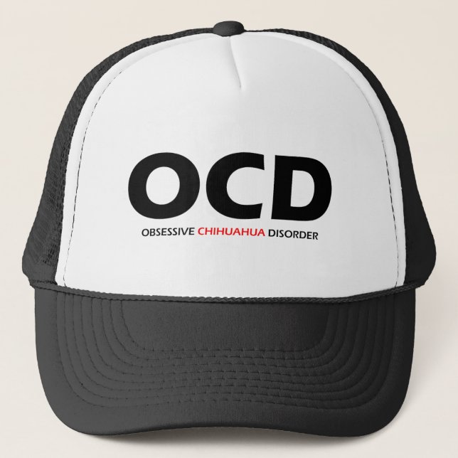 Casquette OCD - Trouble obsessionnel du Chihuahua (Devant)