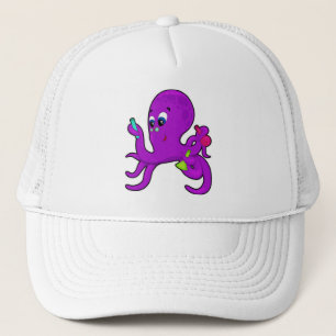 Casquette Octopus comme enseignant avec équipement de labora