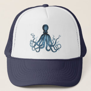 Casquette Octopus kraken nautique plage de mer
