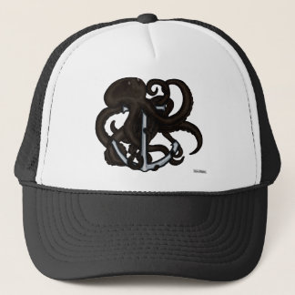 Casquette Octopus noir sur l'Ancre