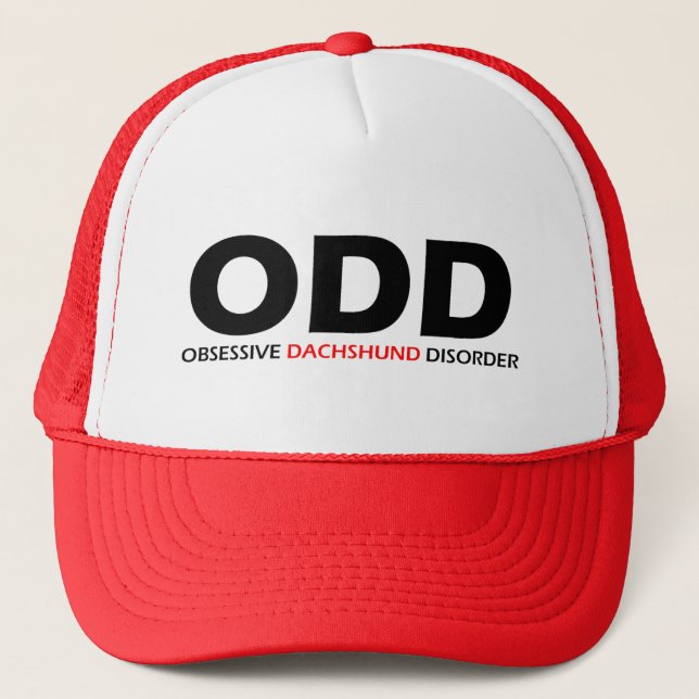 Casquette ODD - Trouble obsessionnel de la Dachshund (Devant)
