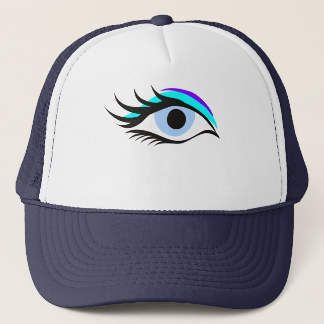 Casquette Oeil bleu (Devant)