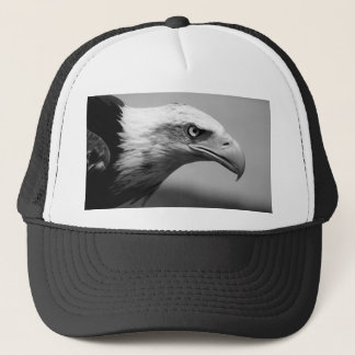 Casquette Oeil d'aigle noir et blanc