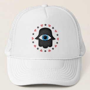 Casquette oeil de khamsa de hamsa à disposition de la déesse