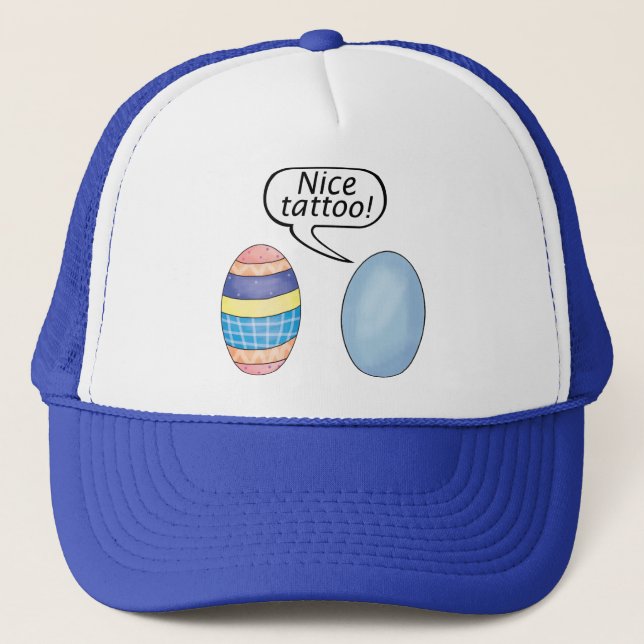 Casquette Oeufs de pâques bons de tatouage (Devant)