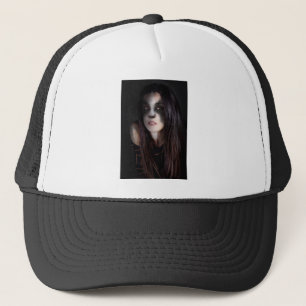 Casquette Oeuvre d'art de femme chat