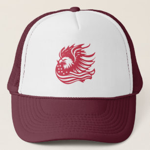 Casquette Œuvre d'art numérique aigle patriotique époustoufl
