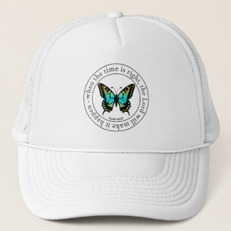 Casquette Œuvre d'art religieuse inspirante papillon