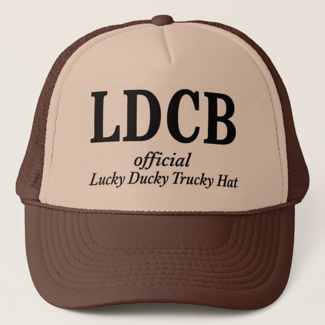 Casquette Official Lucky Ducky Trucky Hat-Initials (Devant)