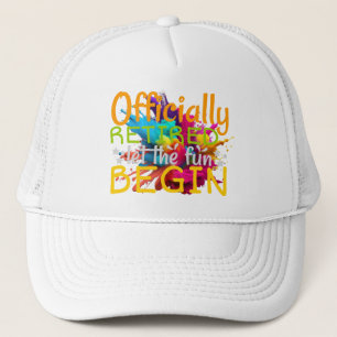 Casquette Officiellement retraité que la fête commence !