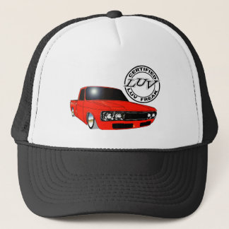 Casquette OG LUV Freak Design flammé en rouge
