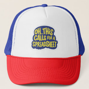 Casquette Oh Cela Demande Un Tableur
