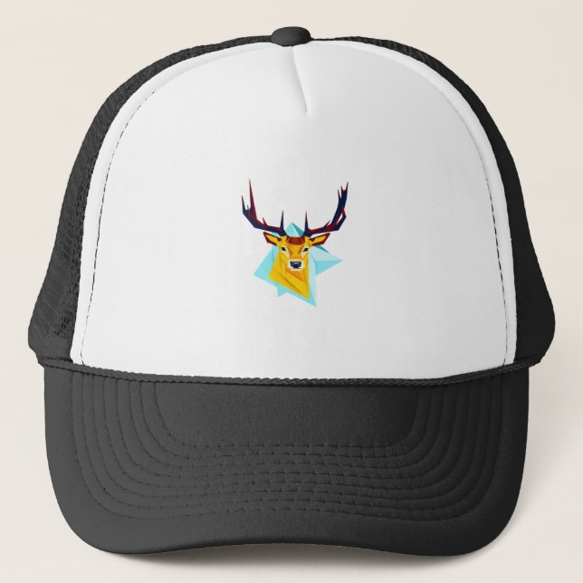 Casquette Oh Cerf Style Rustique Minimaliste  (Devant)
