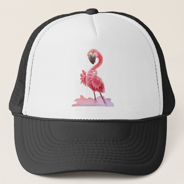 Casquette Oh, Flamant rose ! (Devant)