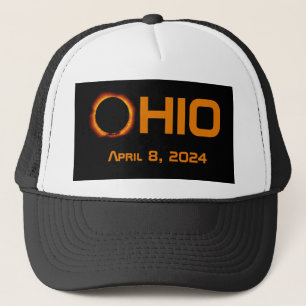 Casquette Ohio 2024 Total Éclipse Solaire