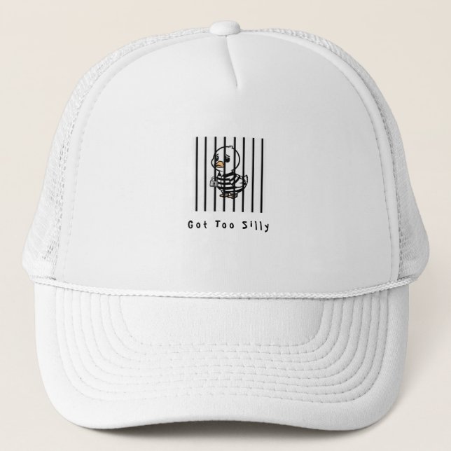 Casquette Oie drôle trop drôle (Devant)