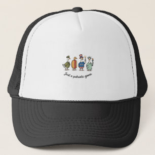 Casquette Oie Patriotique Gravure Vintage Drôle de Chemise U