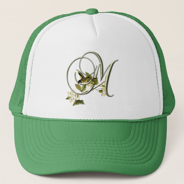 Casquette Oiseau chanteur M initial (Devant)