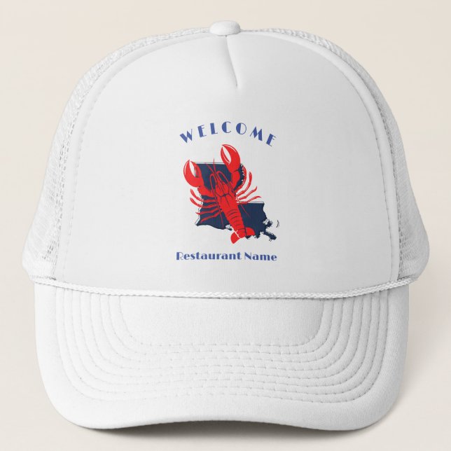 Casquette Oiseau de bienvenue moderne Louisiane nom personna (Devant)