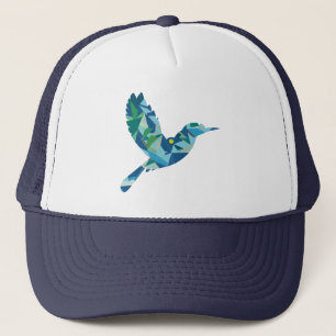 Casquette Oiseau de couleur géométrique
