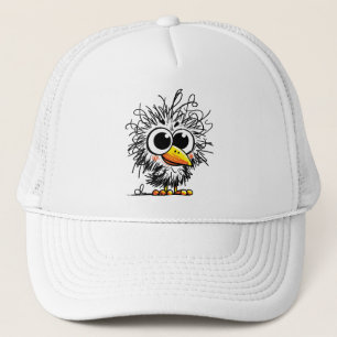 Casquette Oiseau grossier : Art mignon et amusant