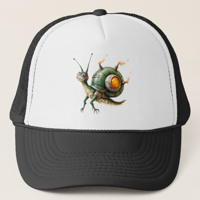 Casquette Oiseau-limace Steampunk Cosmique – Créature de Rêv (Devant)