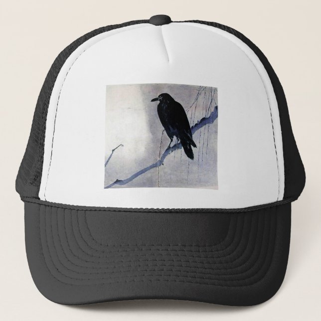 Casquette Oiseau noir de Raven (Devant)