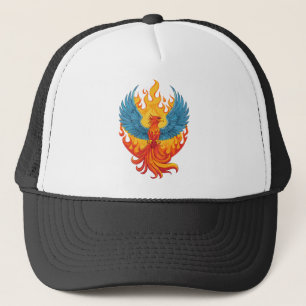 Casquette Oiseau phénix mythologique fantastique lumineux