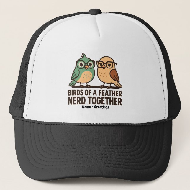 Casquette Oiseaux de même plumage s'énervent ensemble Drôle  (Devant)