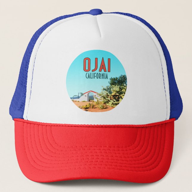 Casquette Ojai California Succulent Cactus Vintage (Devant)