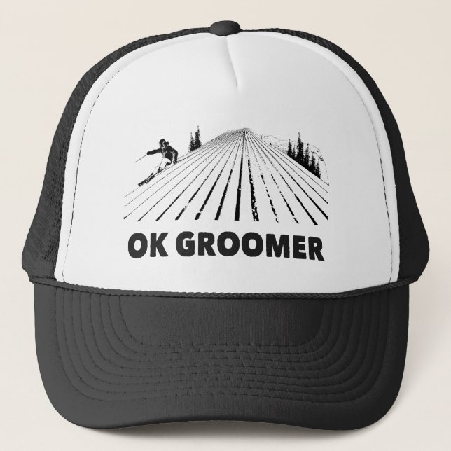 Casquette Ok Groomer Skiing (Devant)