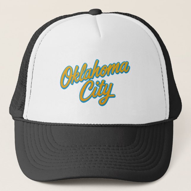 Casquette Oklahoma City Script - Retro OKC Pride (Devant)