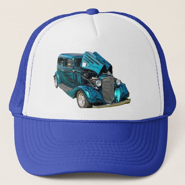 CASQUETTE OLD COUPE STREET ROD HAT OR BASEBALL CAP (Devant)