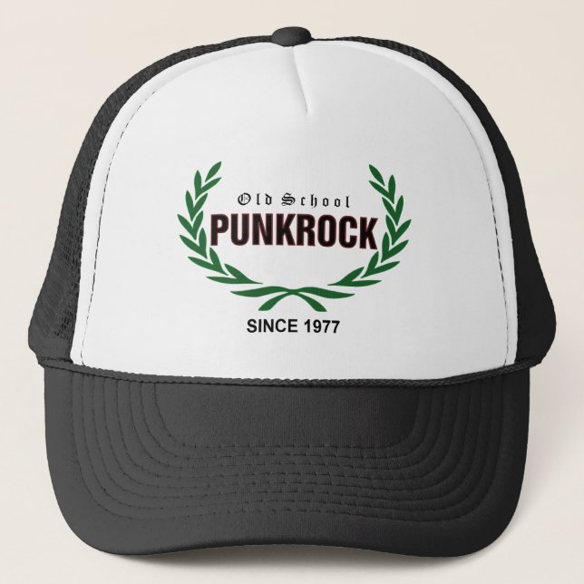 Casquette Old School Punkrock (Devant)