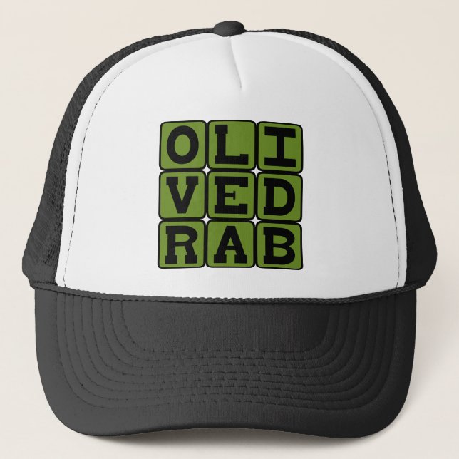 Casquette Olive Drab, Couleur (Devant)