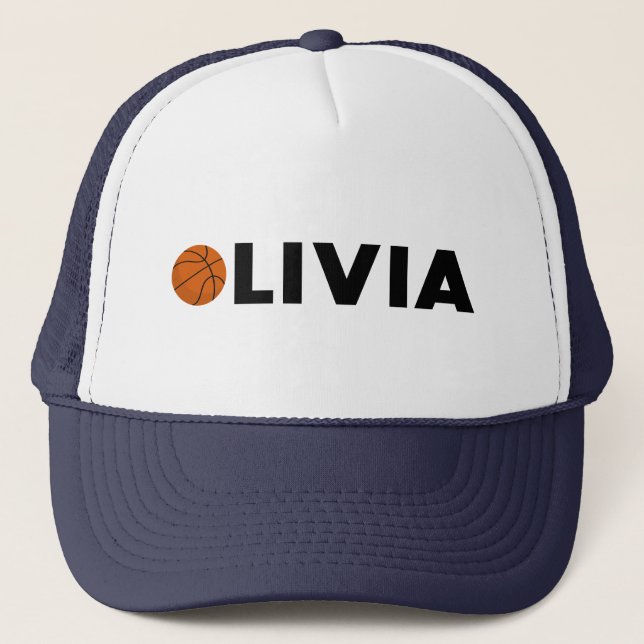 Casquette Olivia Basketball (Devant)