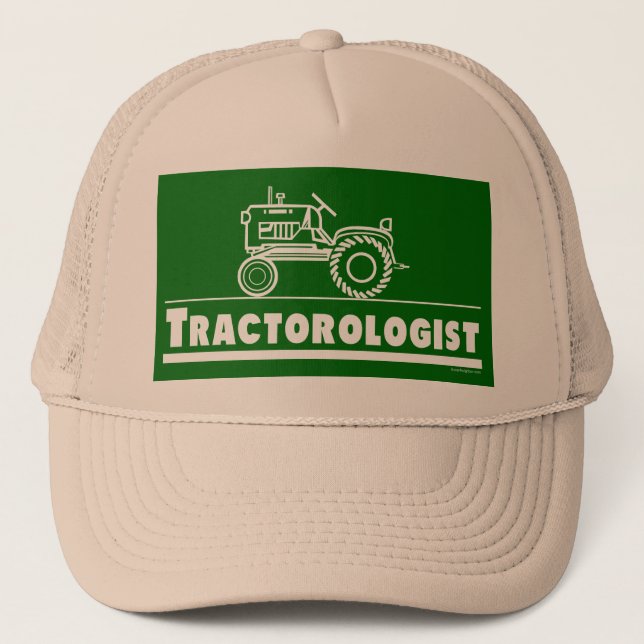 Casquette Ologiste de Tracteur vert (Devant)