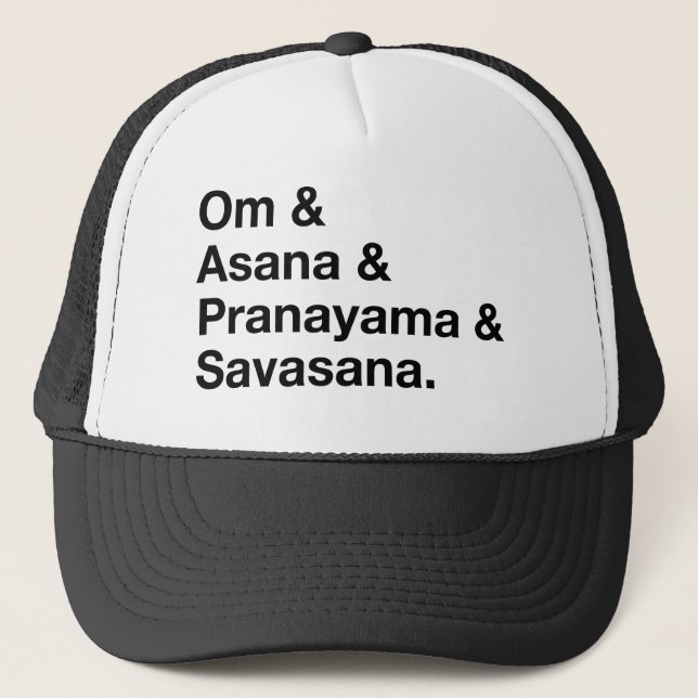 Casquette om & asana (Devant)