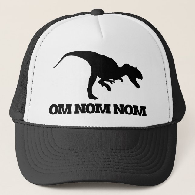 Casquette Om Nom Nom Nom Dino (Devant)