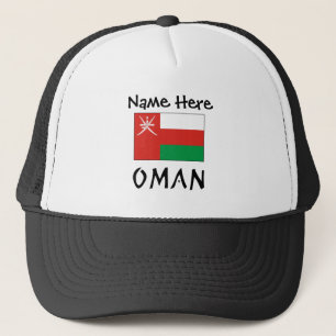 Casquette Oman Omani Drapeau Noir Personnalisation