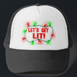 Casquette on lit<br><div class="desc">Éclairons-nous ce Noël. Ho ho ! Grand cadeau de vacances.</div>